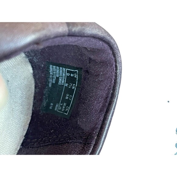 Clarks Collection Soft Cushion Wine Suede Wedge Loafers 13288 Women 7.5 M EUC - Picture 7 of 9